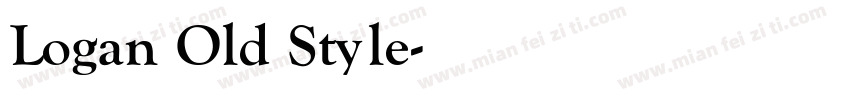 Logan Old Style字体转换